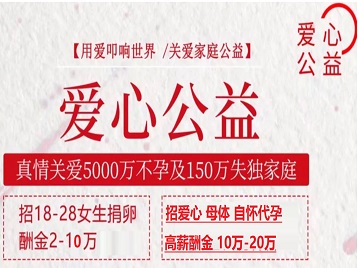 坡头捐卵助孕生子 爱心志愿者招募